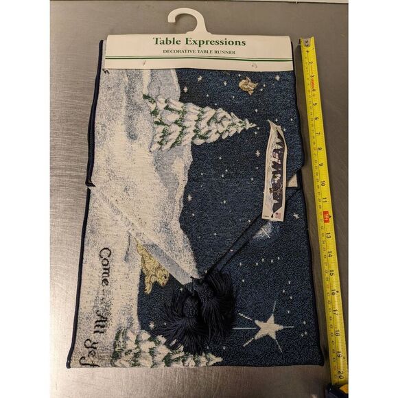 Table Expressions Decorative Christmas Table Runner NWT - Picture 8 of 8